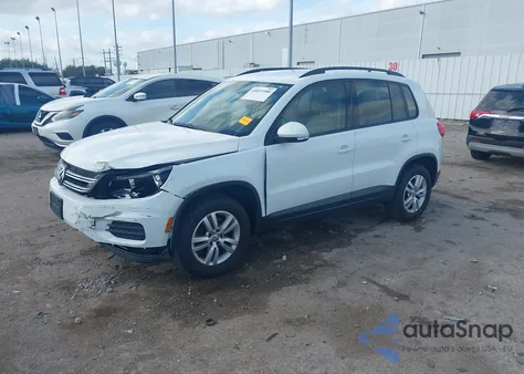 2017 Volkswagen Tiguan 2.0T/2.0T S из США, поврежденный, VIN WVGAV7AX7HK026715